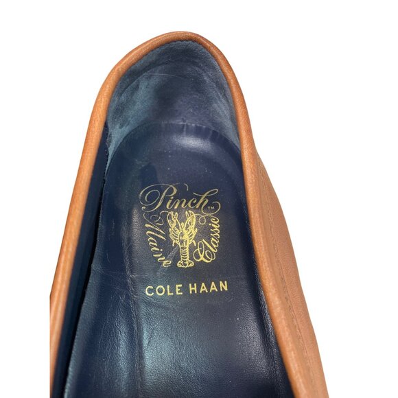 Cole Haan Pinch Mens Brown Leather Maine Classic slip Loafers Sz 9M SKU 9573 - Picture 10 of 16